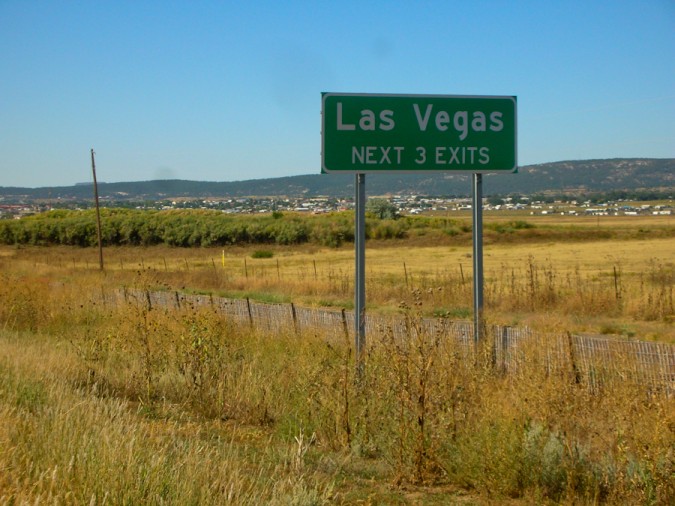 Las Vegas? Did we take a wrong turn? No, it's Las Vegas, New Mexico